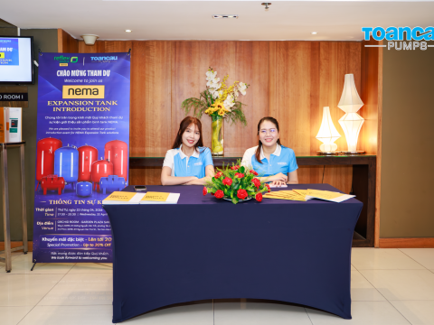TOAN CAU PUMPS AND REFLEX GROUP INTRODUCE NEMA EXPANSION TANK SOLUTIONS FOR THE VIETNAMESE MARKET