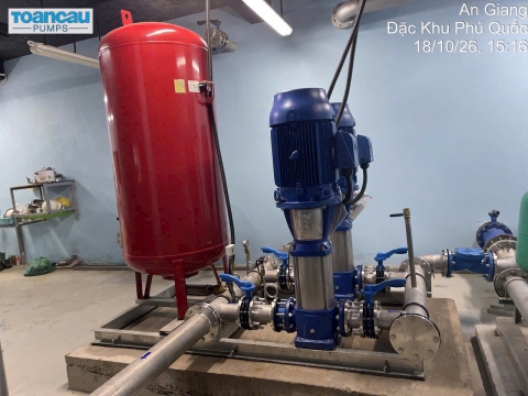 VARIABLE FREQUENCY BOOSTER PUMP SYSTEM – HON THOM, PHU QUOC