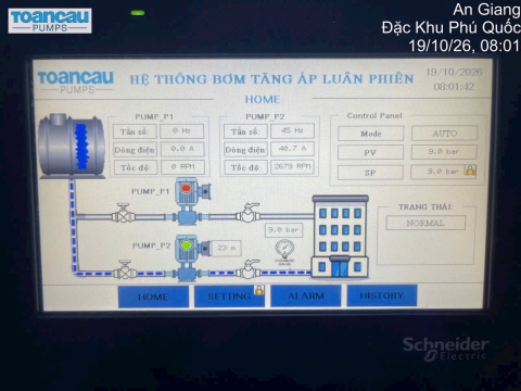 VARIABLE FREQUENCY BOOSTER PUMP SYSTEM – HON THOM, PHU QUOC