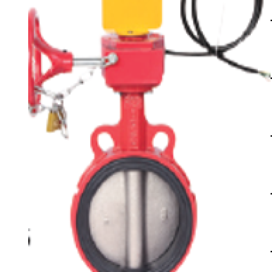 BS Wafer Butterfly Valve with Tamper Switch, APSAD approved (XD371X39)