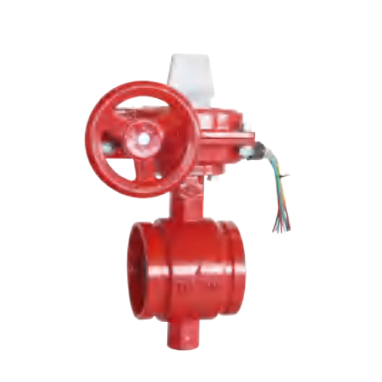 BS Grooved  Butterfly Valve with Normally Closed Tamper Switch (XD381XG)